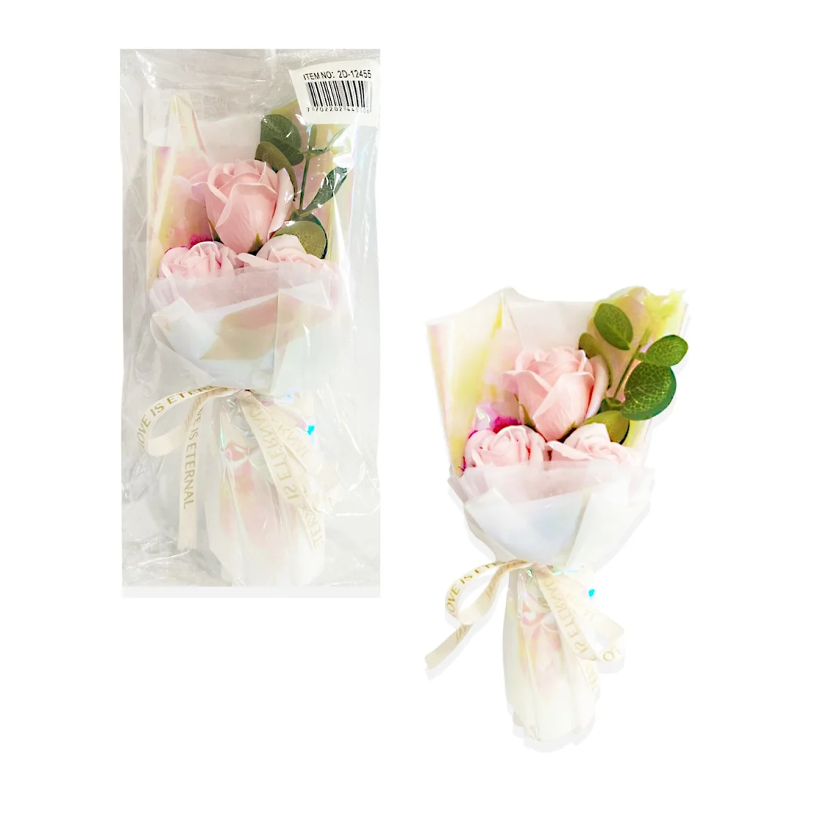 RAMO ROSAS ARTIFICIALES EN ACETATO (CJX10)