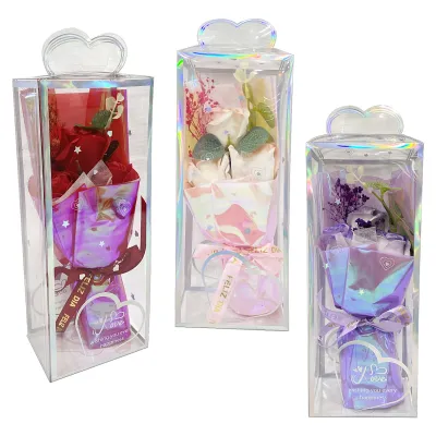 RAMO ROSAS ARTIFICIALES EN ACETATO (CJX10)