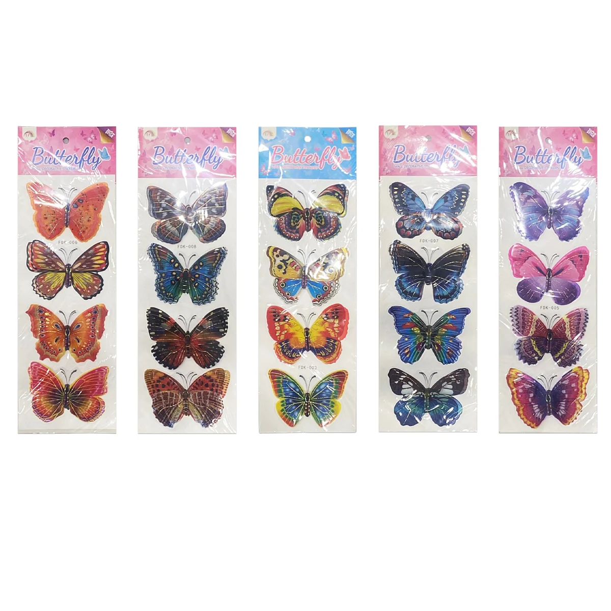 STICKER MARIPOSA 38CM X4 (PQTX10)