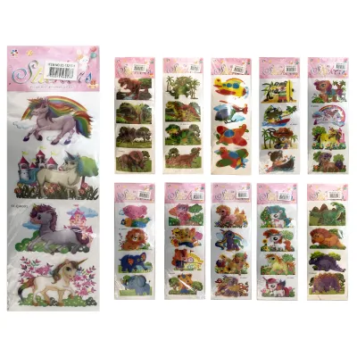 STICKER INFANTIL MOTIVOS X4 (PQTX10)