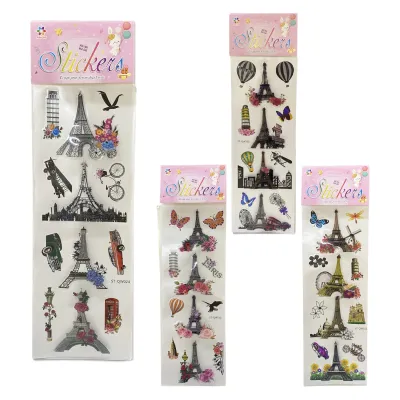 STICKER TORRE EIFFEL X4 (PQTX10)
