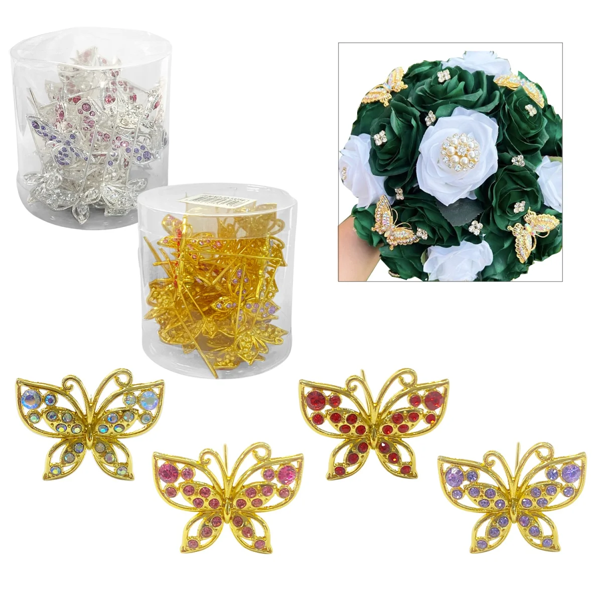 PIN METALICO MARIPOSA (PQTX24)