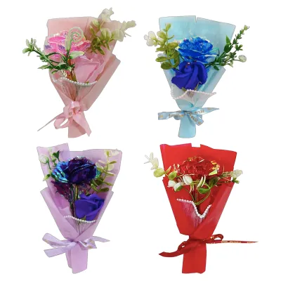 RAMO ROSAS ARTIFICIALES EN ACETATO (CJX10)