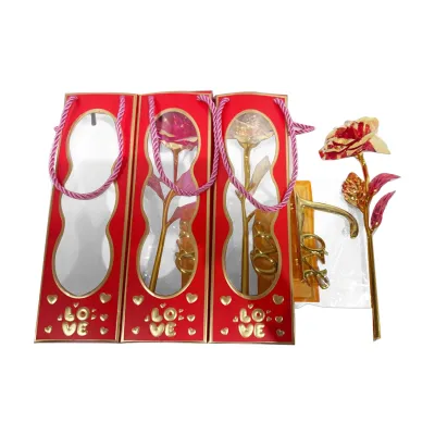 ROSA ARTIFICIAL BRILLANTE LOVE EN CAJA (CJX6)