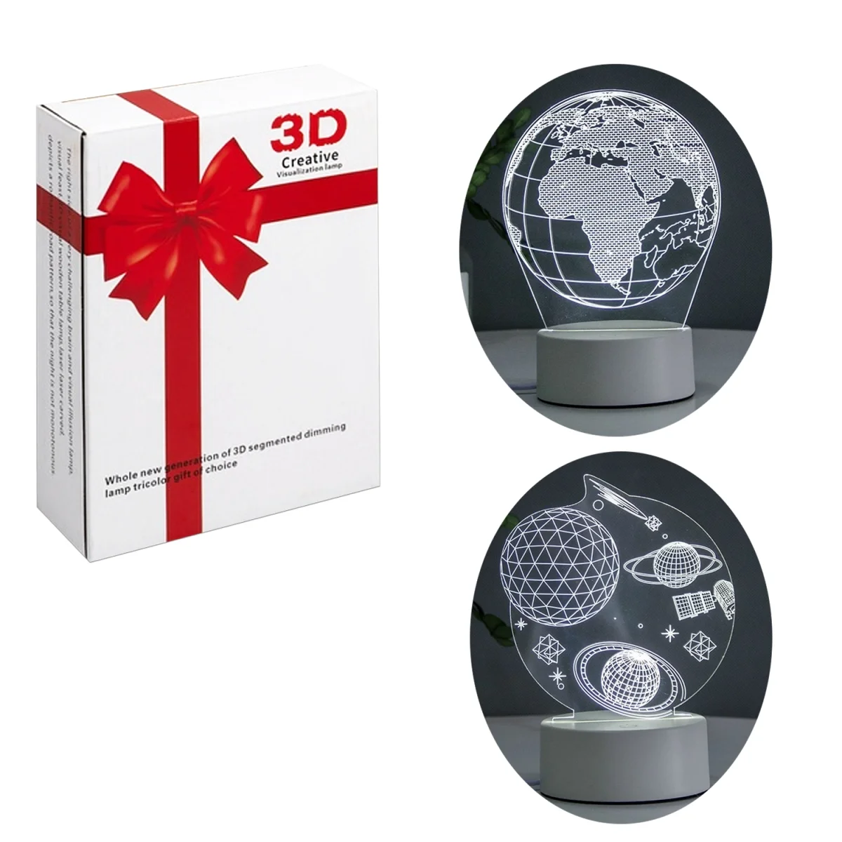 LAMPARA LED 3D: