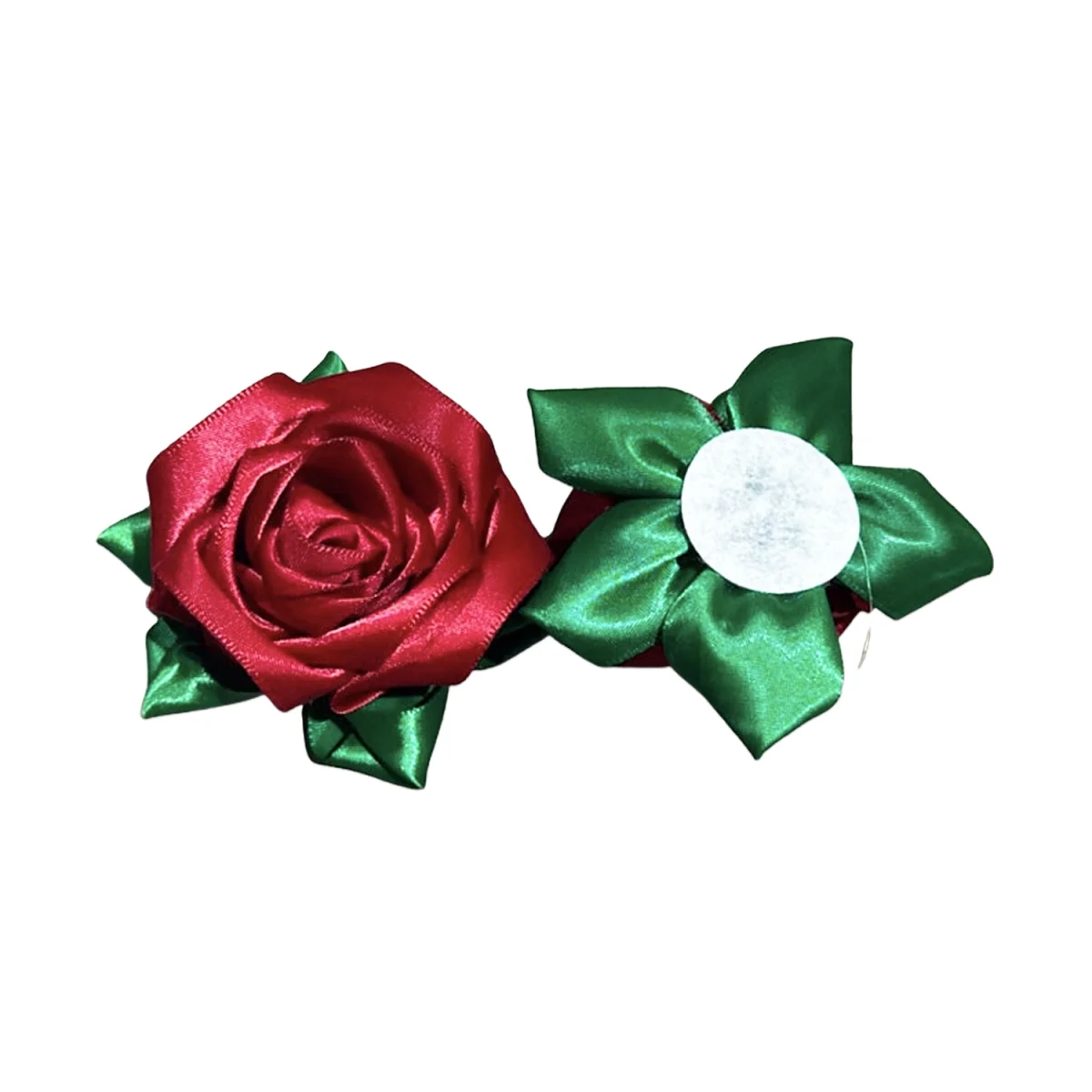 ROSA ETERNA ROJA OSCURA DE TELA (CJX24)