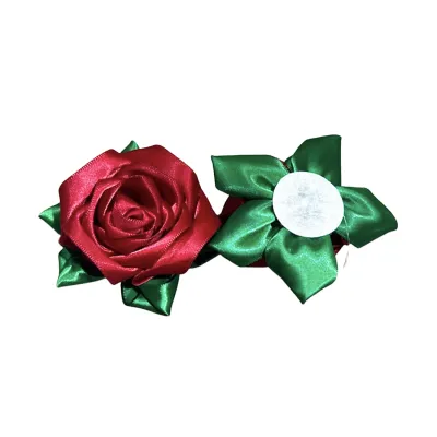 ROSA ETERNA ROJA OSCURA DE TELA (CJX24)