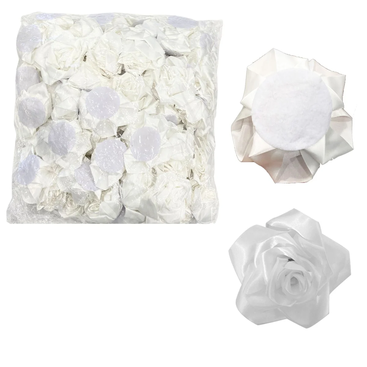 ROSA ETERNA BLANCA DE TELA (PQTX100)