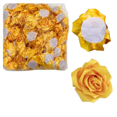 ROSA ETERNA DORADA DE TELA (PQTX100),