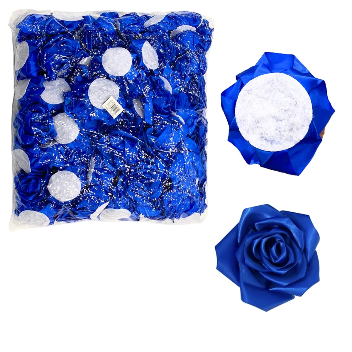 ROSA ETERNA AZUL DE TELA (PQTX100)