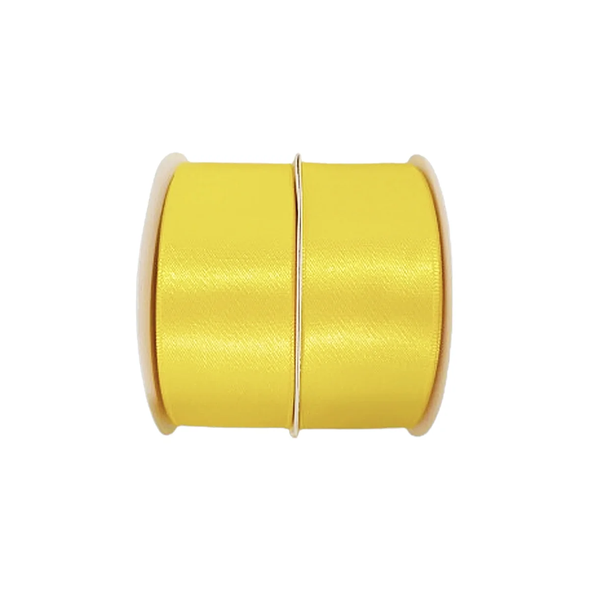 CINTA DOBLE RASO AMARILLA 4CM*30Y (PQTX5)