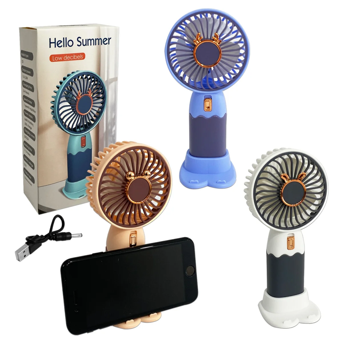 MINI VENTILADOR PORTATIL RECARGABLE (USB)