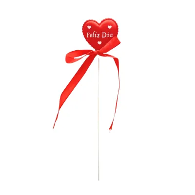 CORAZON FELIZ DIA DECORATIVO X12
