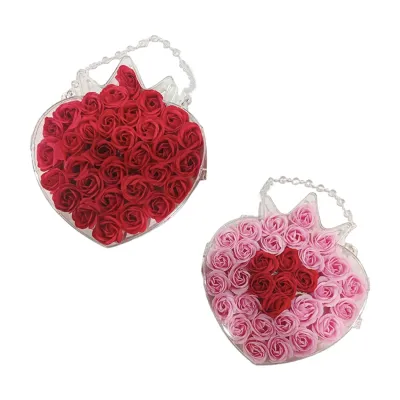 ROSAS ARTIFICIALES EN CAJA CORONA