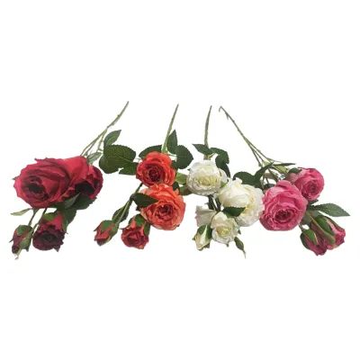 ROSA ARTIFICIAL 58CM X4 (CJX60)