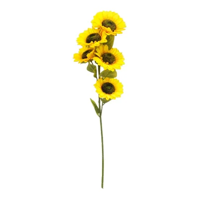 RAMO GIRASOLES ARTIFICIALES X5 100CM