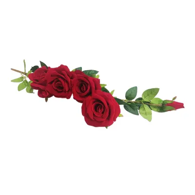 ROSA ARTIFICIAL X5 110CM