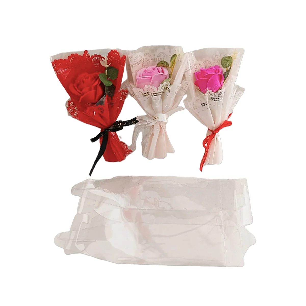 RAMO ROSA ARTIFICIAL EN ACETATO (CJX20),