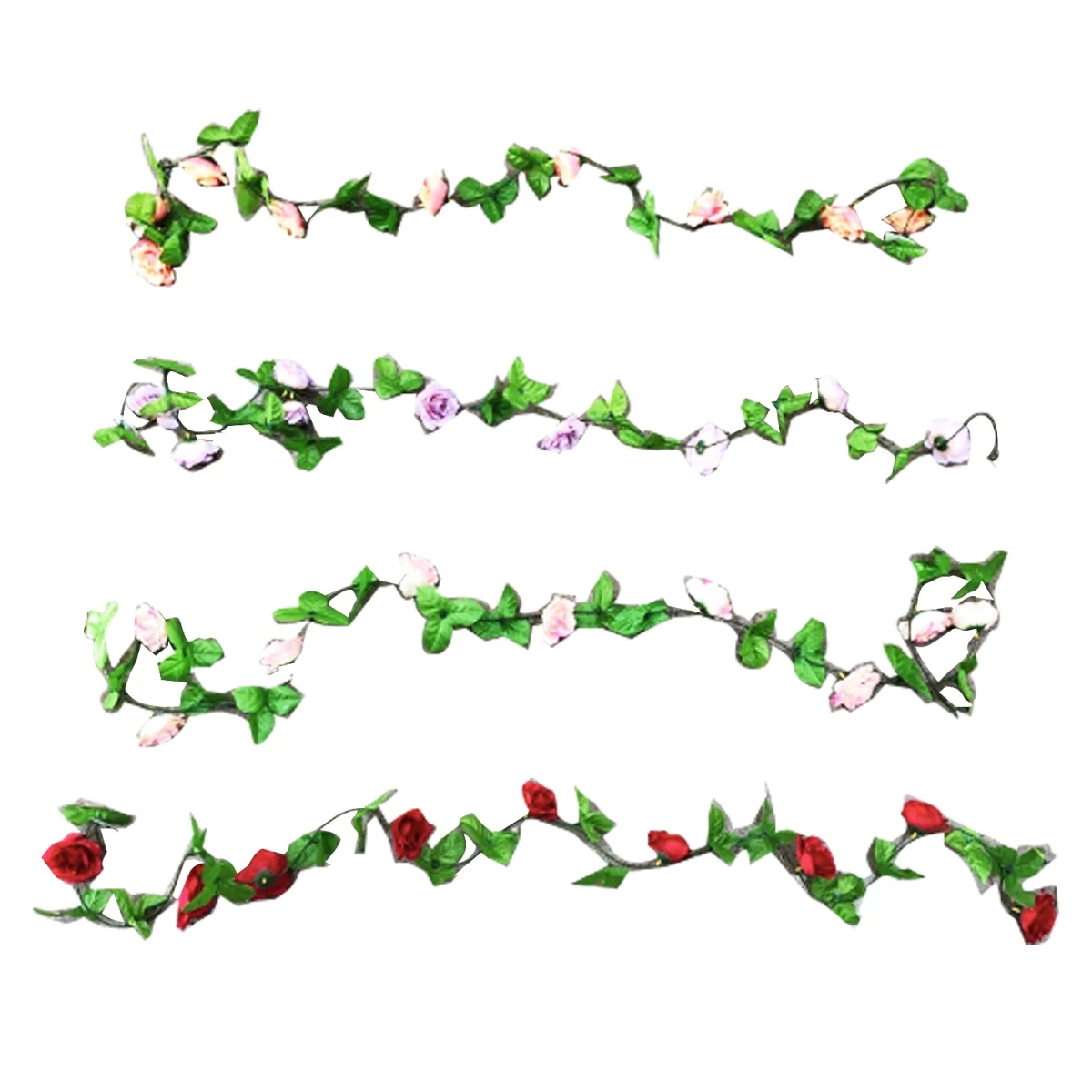 ENREDADERA DE ROSAS ARTIFICIALES 2M,