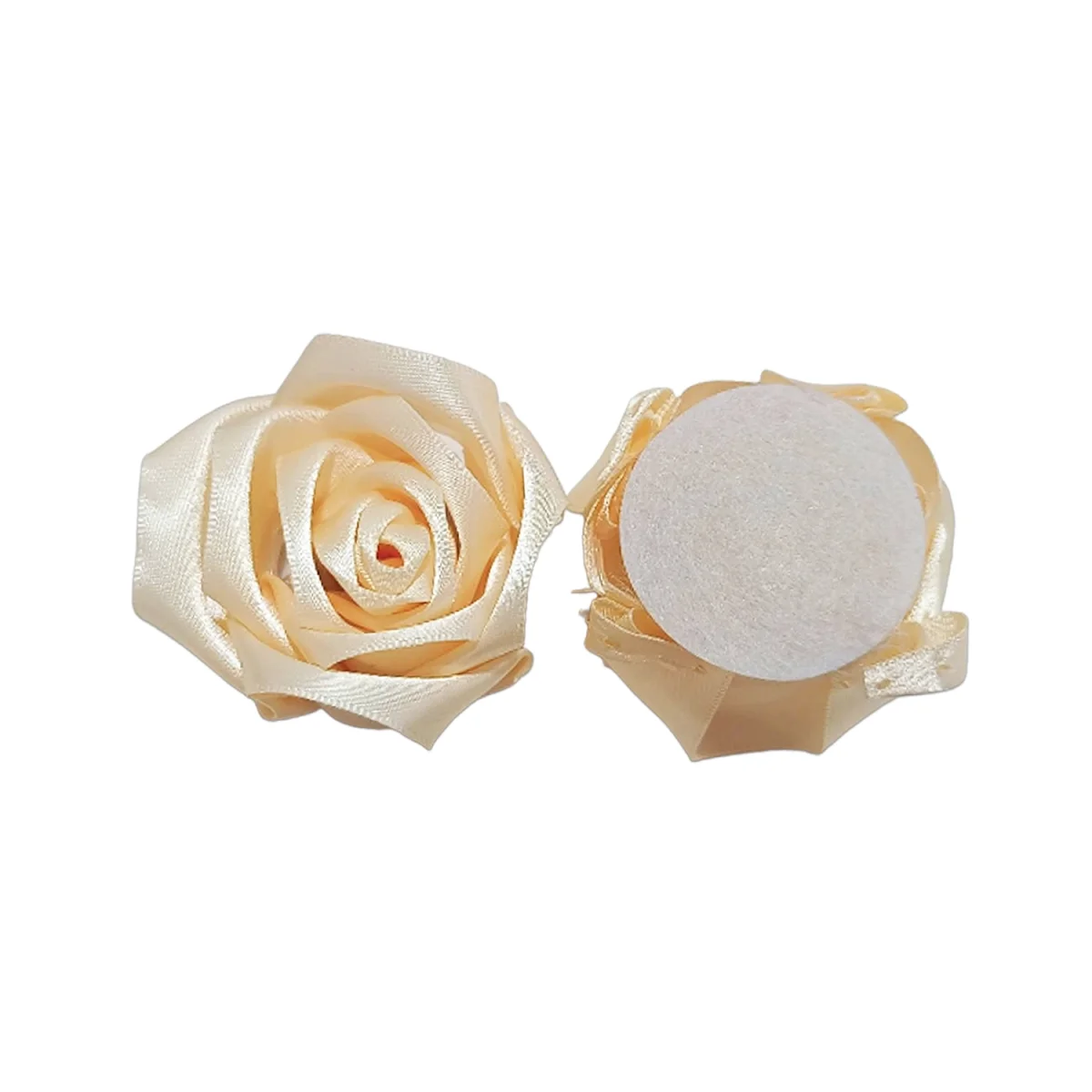ROSA BEIGE DE TELA 5CM (CJX200)