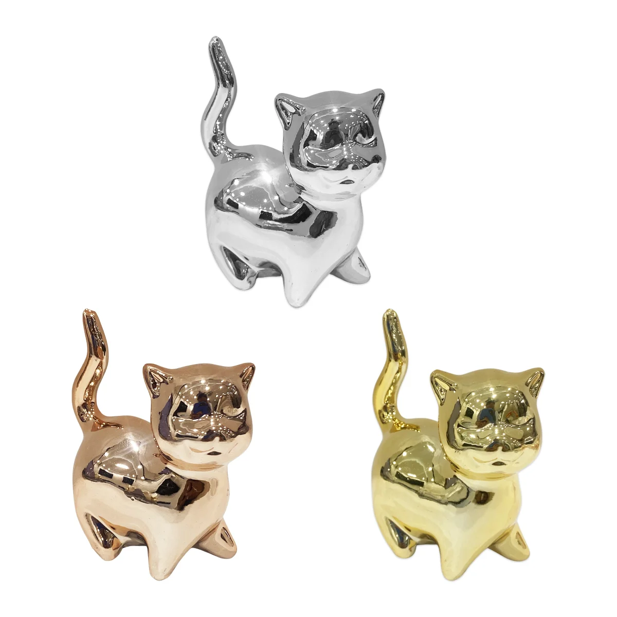 ADORNO PORCELANA GATO (CJX12)