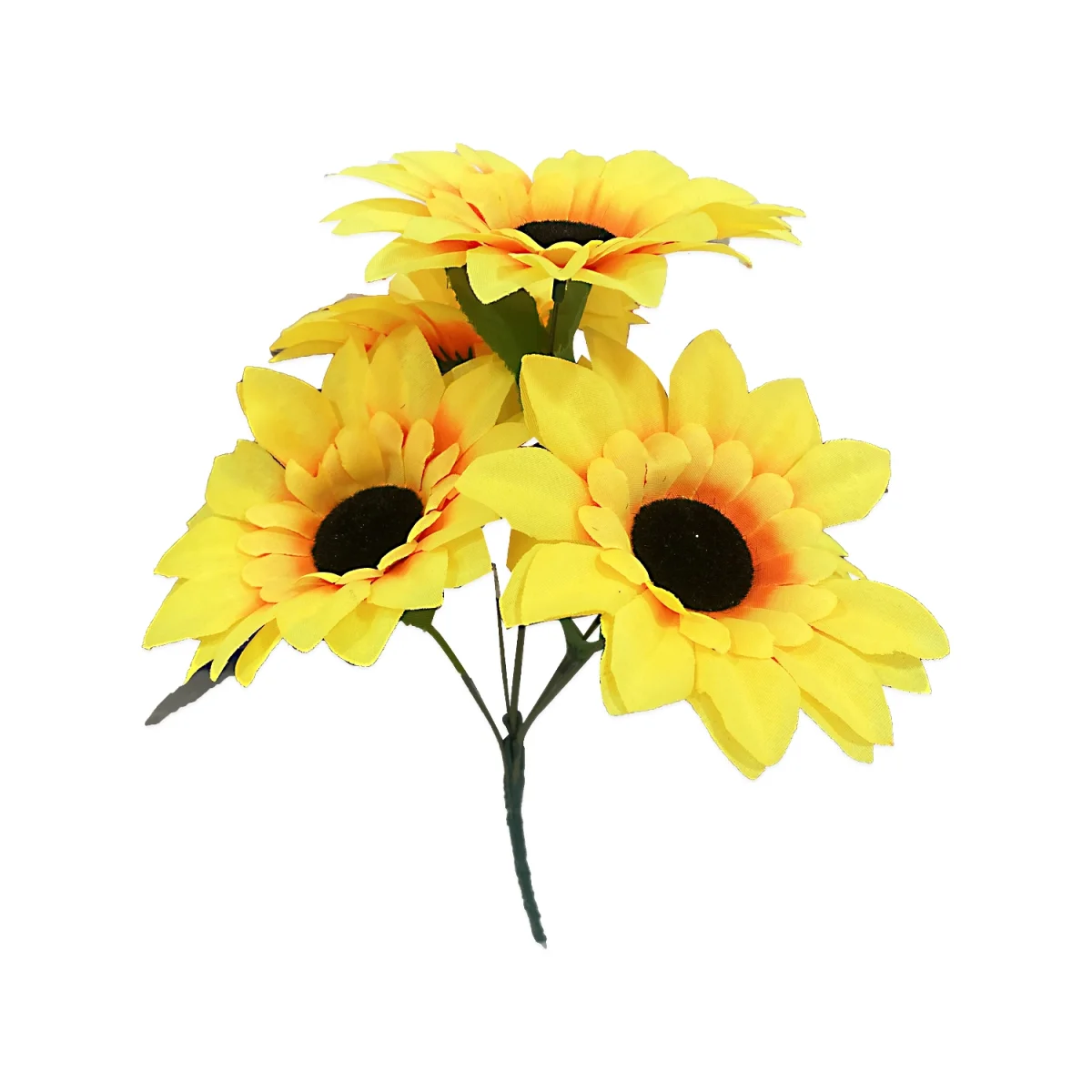 RAMO GIRASOLES ARTIFICIALES X5 32CM