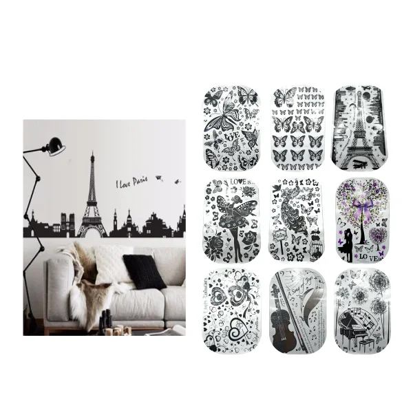 STICKER ADESIVO NEGRO