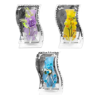 FLORERO DECORATIVO EN VIDRIO