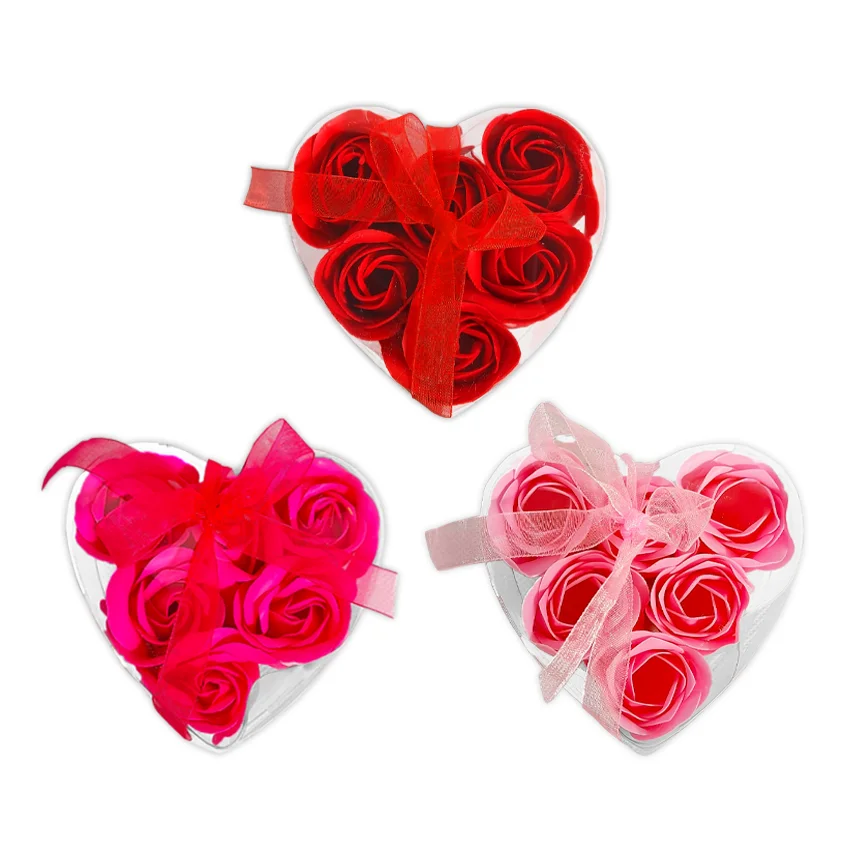 ROSAS ARTIFICIALES X6 EN ACETATO,