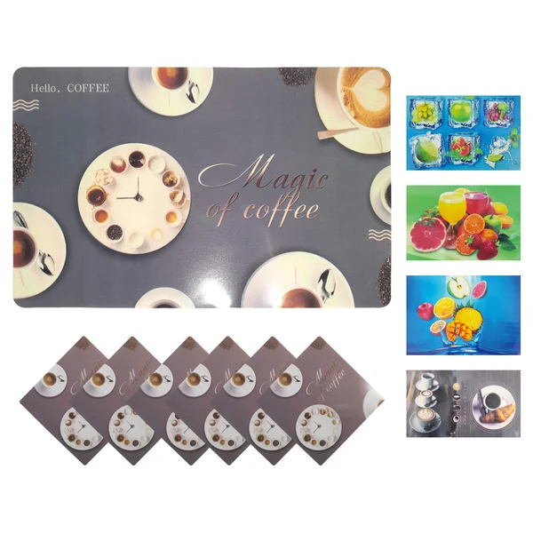 INDIVIDUAL PLASTICO MOTIVOS X12