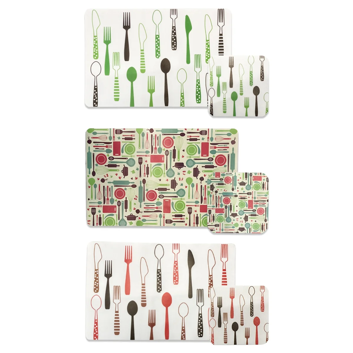 INDIVIDUAL PLASTICO MOTIVOS X12