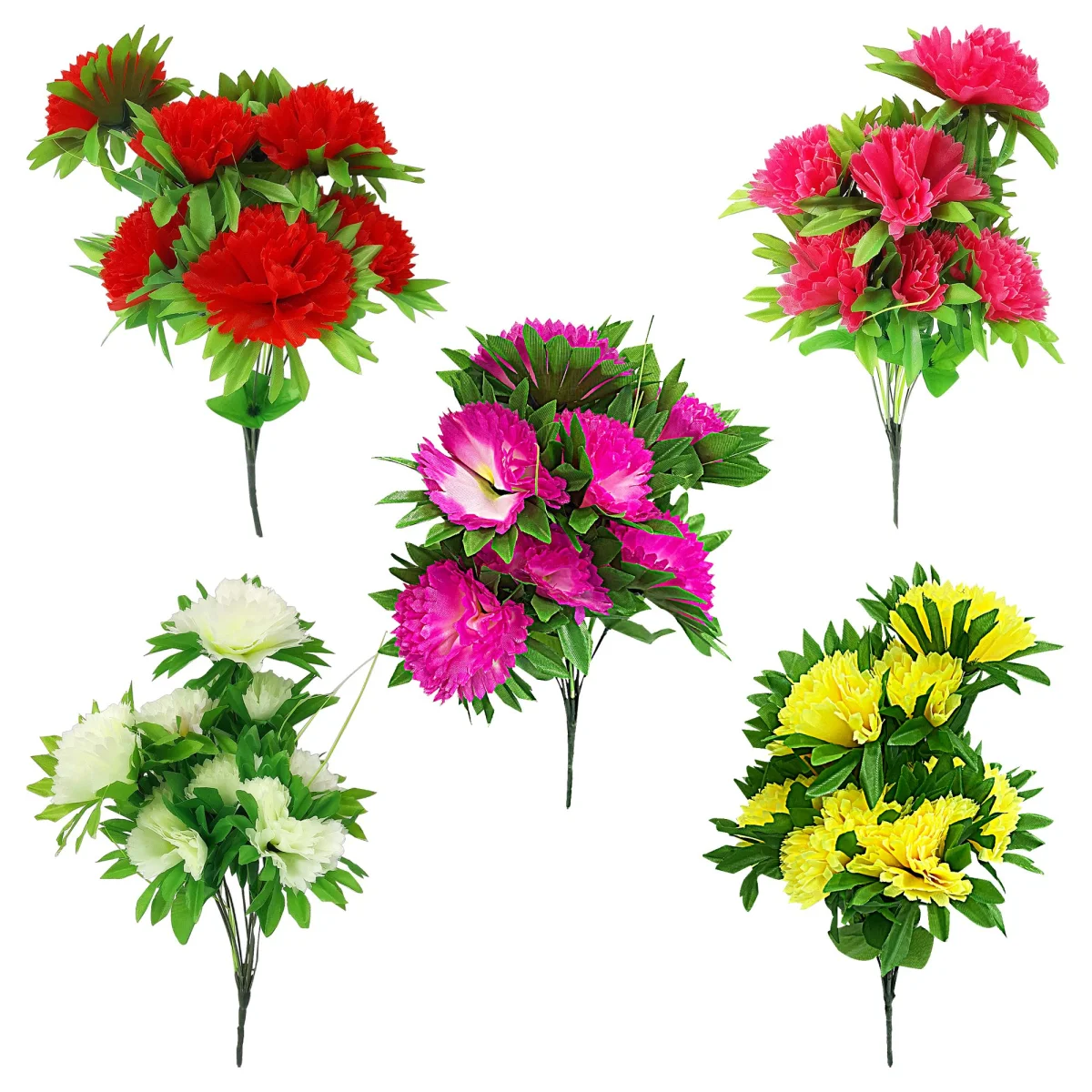 RAMO FLORES ARTIFICIALES X9 40CM