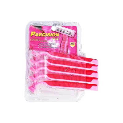 MAQUINA AFEITAR ROSADA 3 HOJAS X5 EN BLISTER