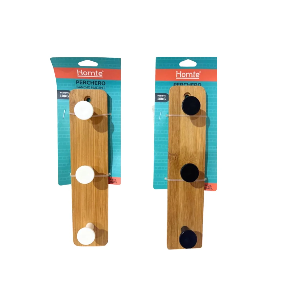 PERCHERO MADERA 3 PUESTOS CON CHAZOS (PQTX12)