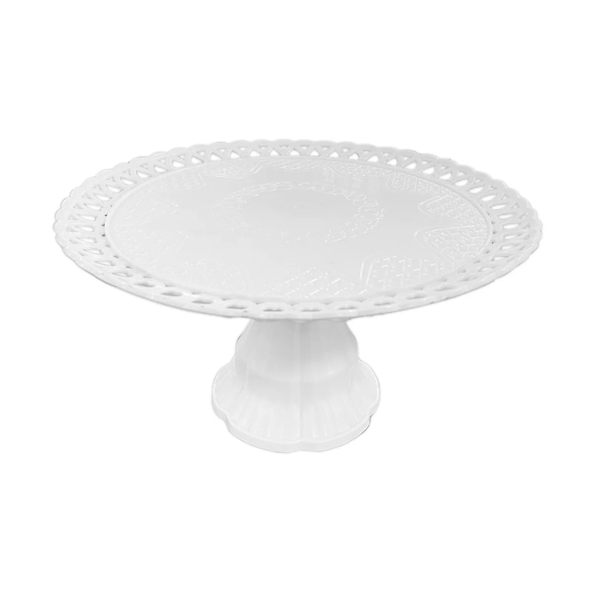 SOPORTE DE PASTEL BLANCO 31.5*16.5CM