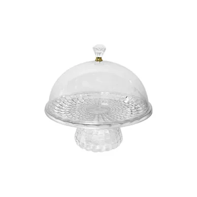 SOPORTE PARA PASTEL TRANSPARENTE 21*21CM