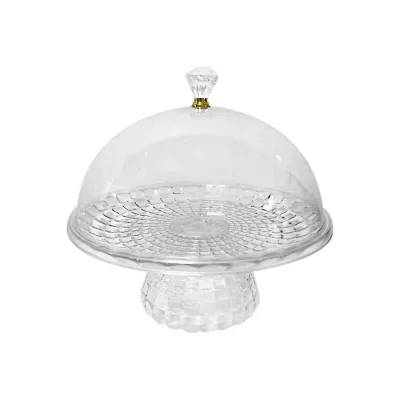 SOPORTE PARA PASTEL TRANSPARENTE 25.5*23CM