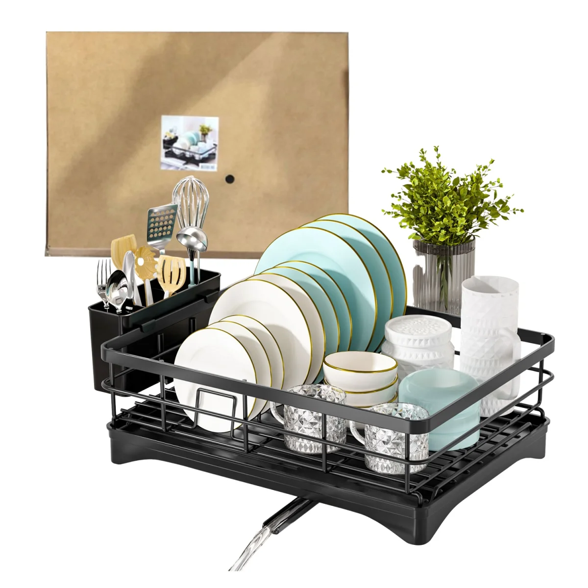 ESTANTE ESCURRIDOR DE PLATOS 43*12.5*32.2CM