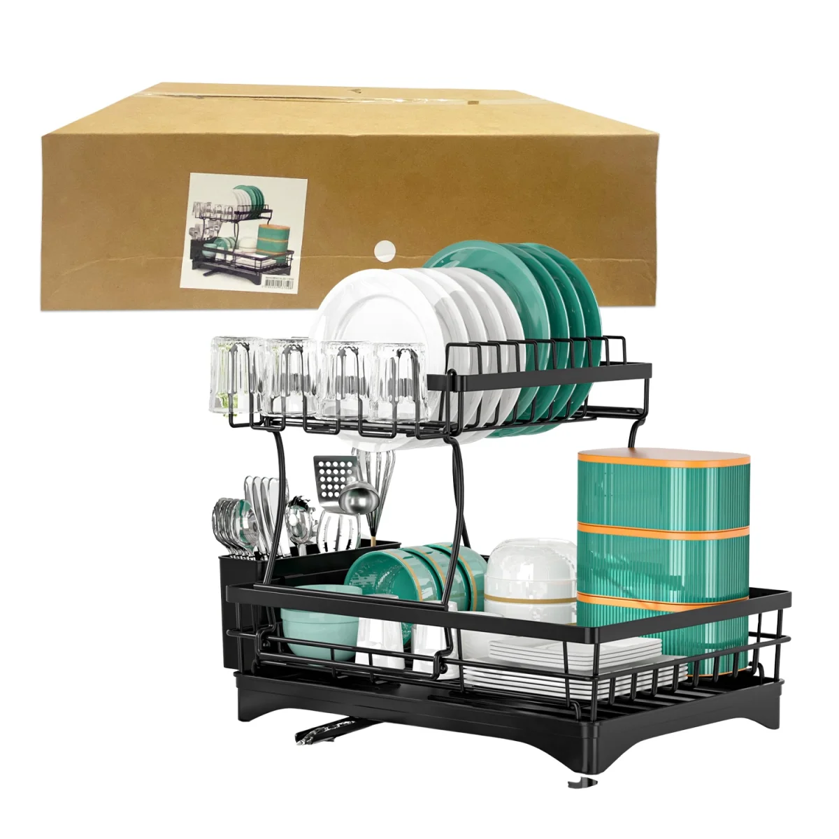 ESTANTE ESCURRIDOR DE PLATOS 43.3*11.6*31.6CM