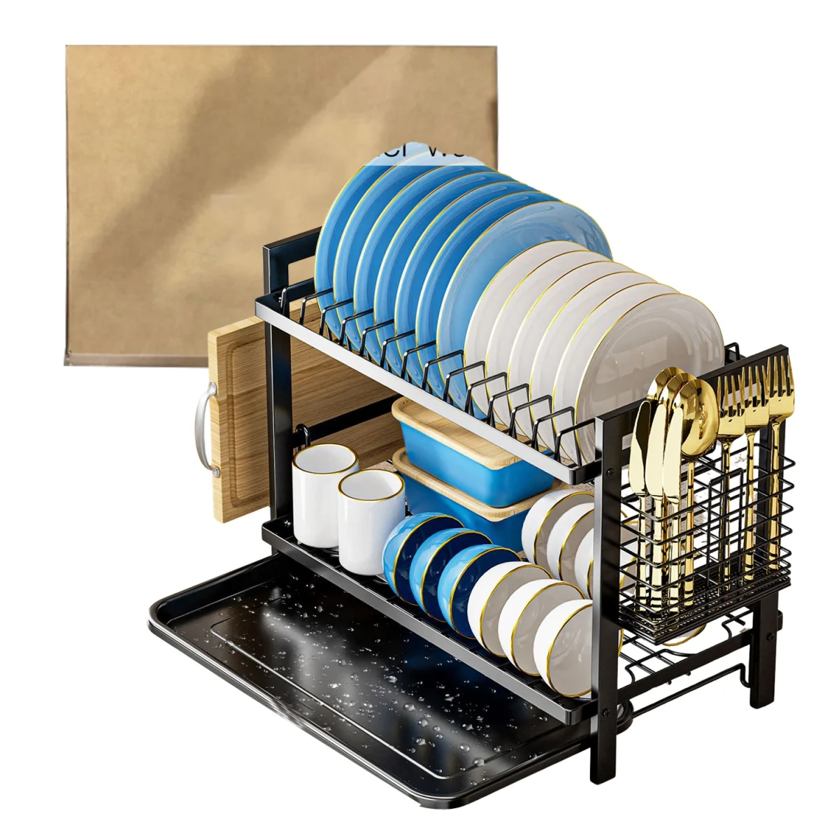 ESTANTE ESCURRIDOR DE PLATOS 42.5*10.5*26CM