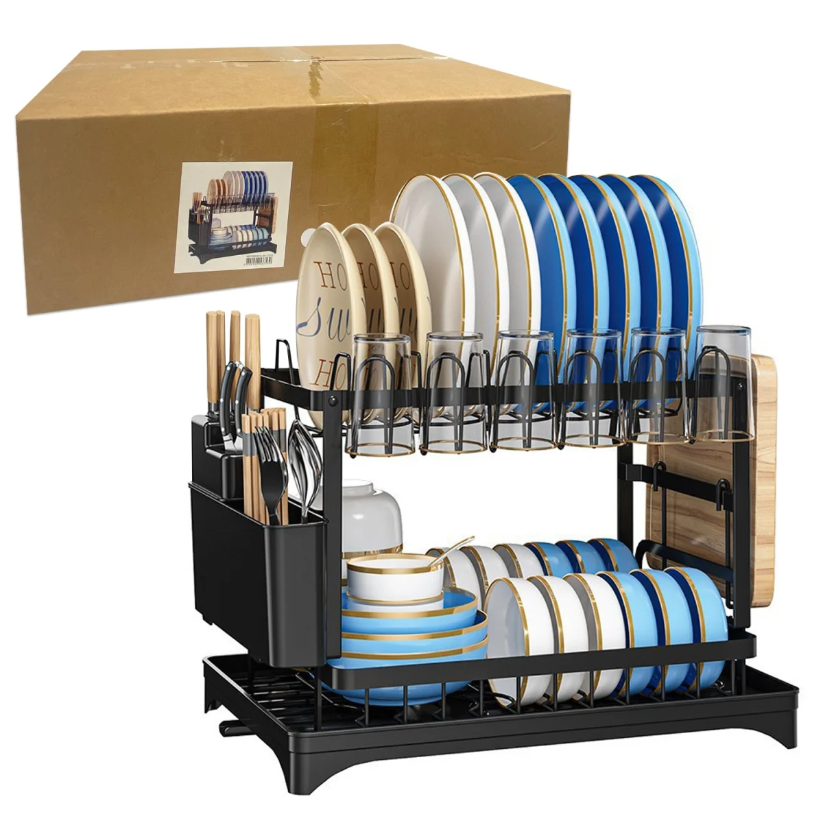 ESTANTE ESCURRIDOR DE PLATOS 43*30.5*13.5CM