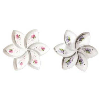 PLATO MELAMINA ESTRELLA 6 COMPARTIMENTOS (CJX8)