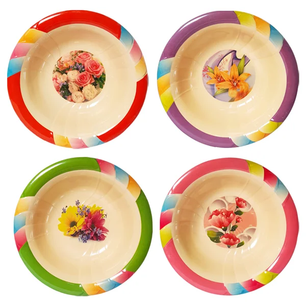 PLATO MELANINA HONDO 20CM (PQTX6)