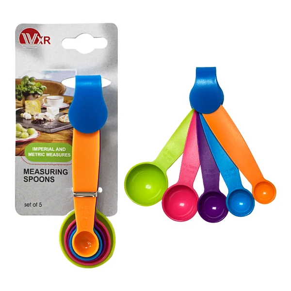 CUCHARA MEDIDORA DE COLORES X5