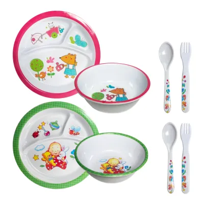 SET VAJILLA INFANTIL X4PCS