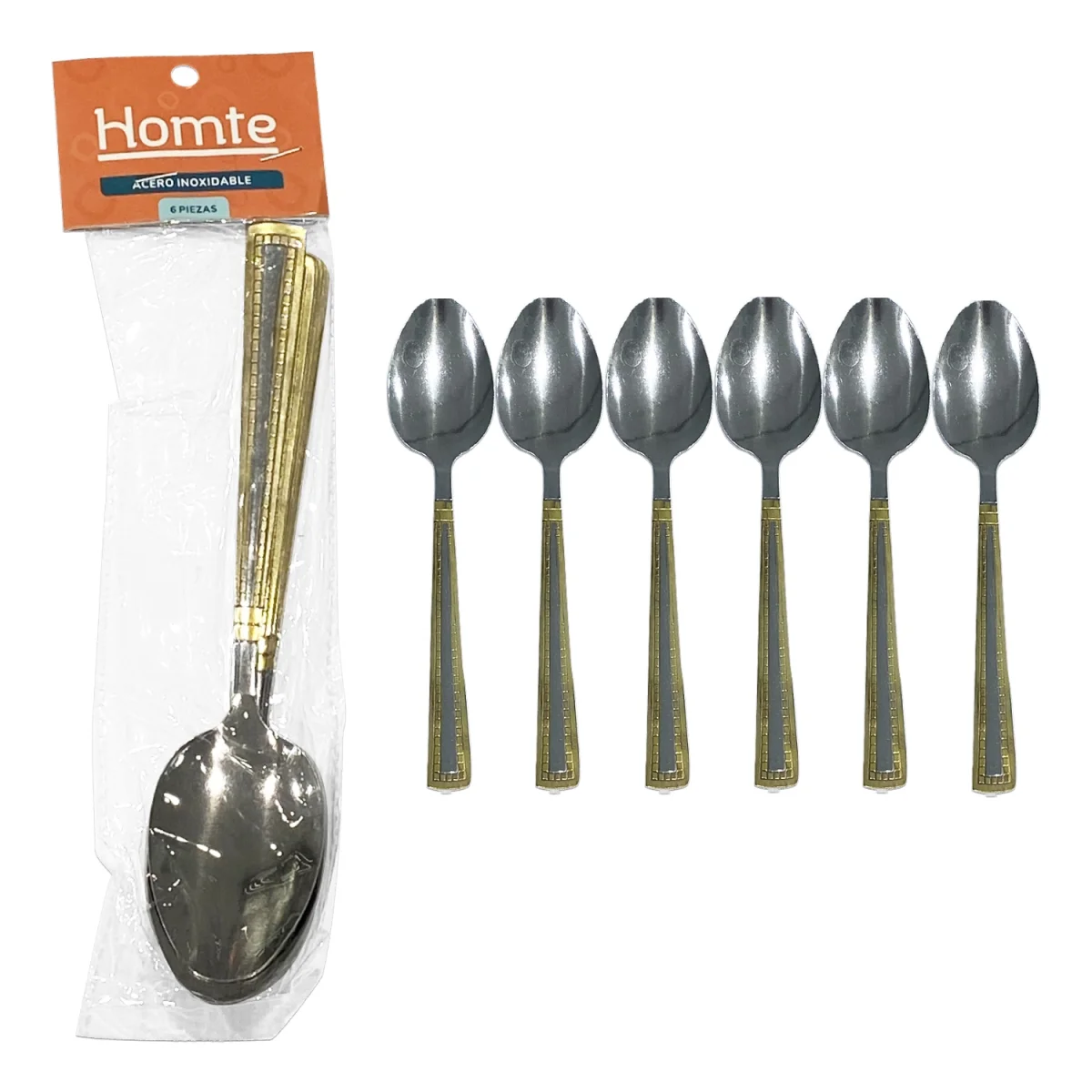 CUCHARA METALICA 38G X6