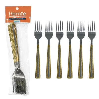 TENEDOR METALICO 38G X6