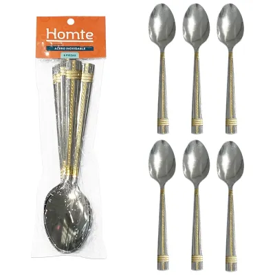 CUCHARA METALICA 38G X6