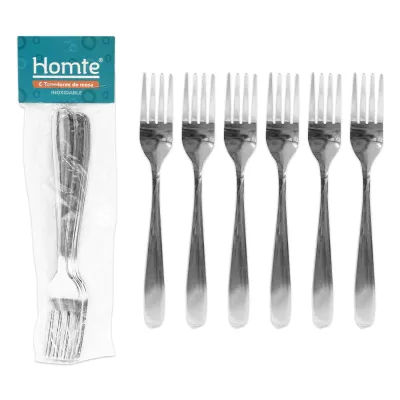 TENEDOR METALICO 40G X6