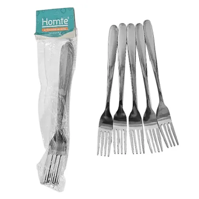 TENEDOR METALICO 40G X6